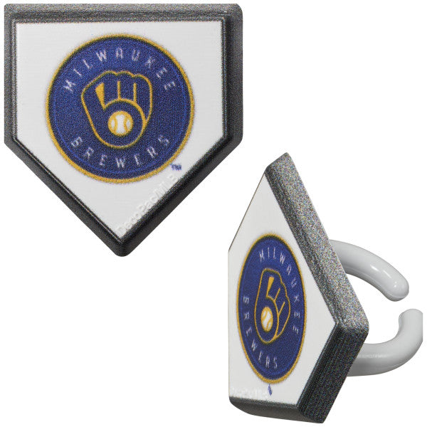 12 Brewers Homeplate Rings