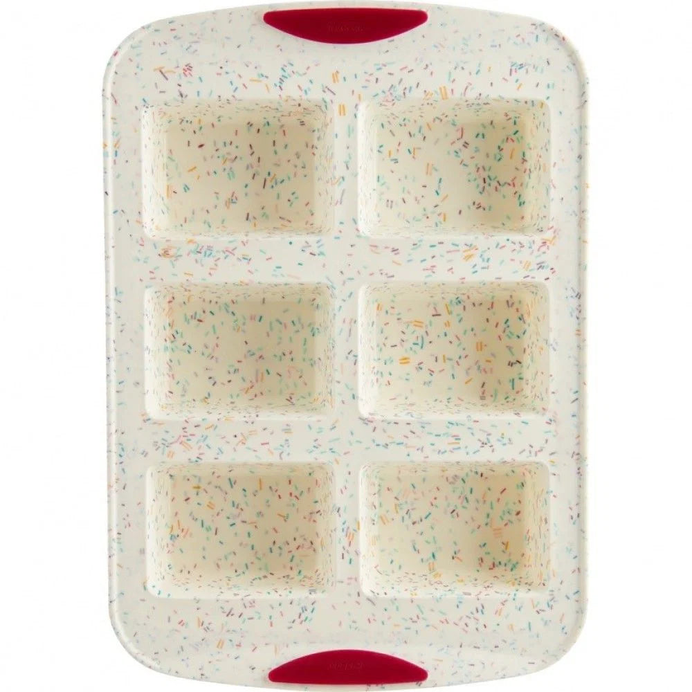 6 Mini Loaf Pan, Silicone- Trudeau