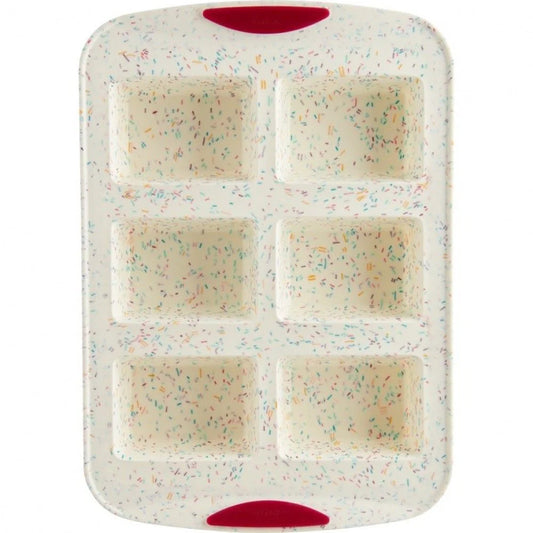 6 Mini Loaf Pan, Silicone- Trudeau