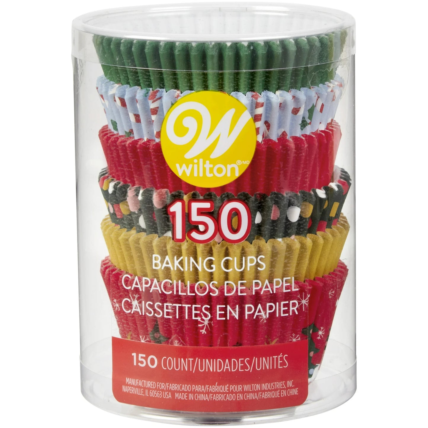 Assorted Christmas Cupcake Liners, 150 count- Wilton