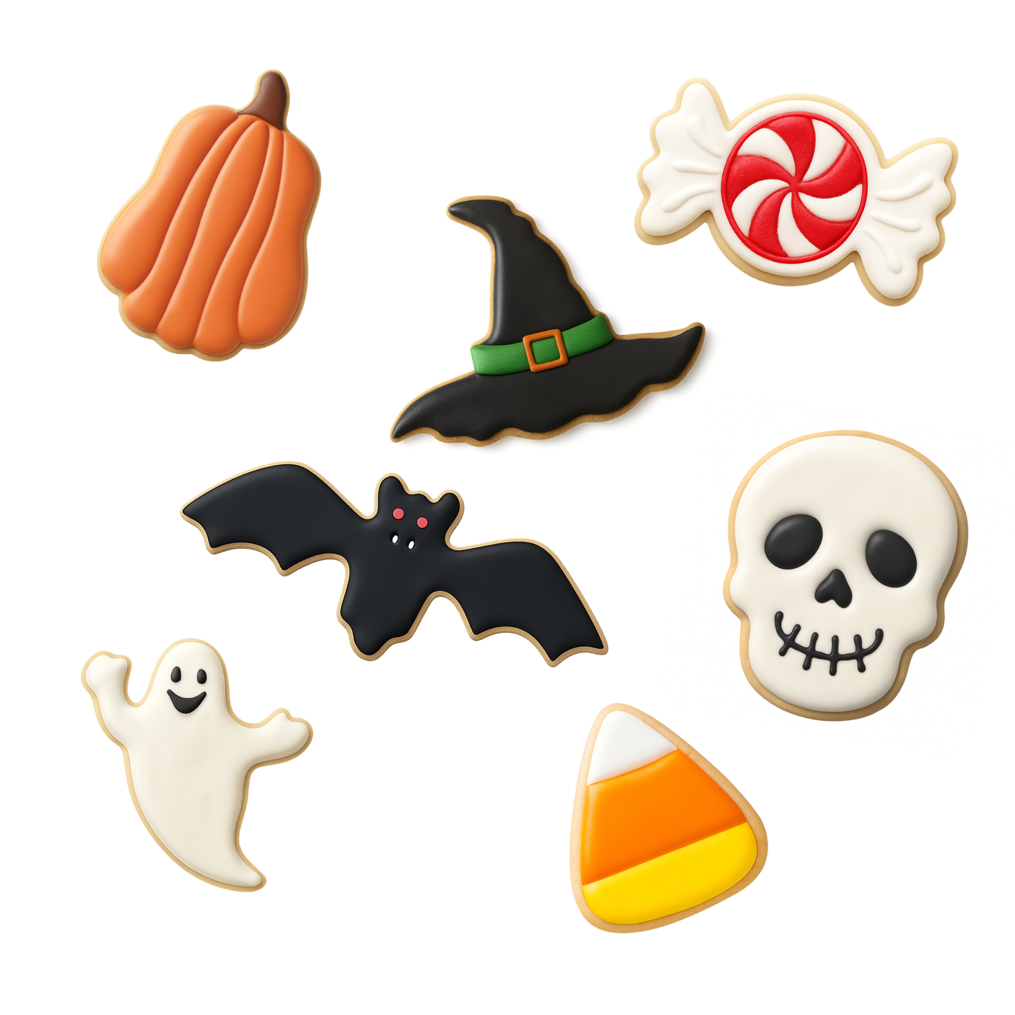 Miniature Halloween Cookie Cutter Set 7 Pc