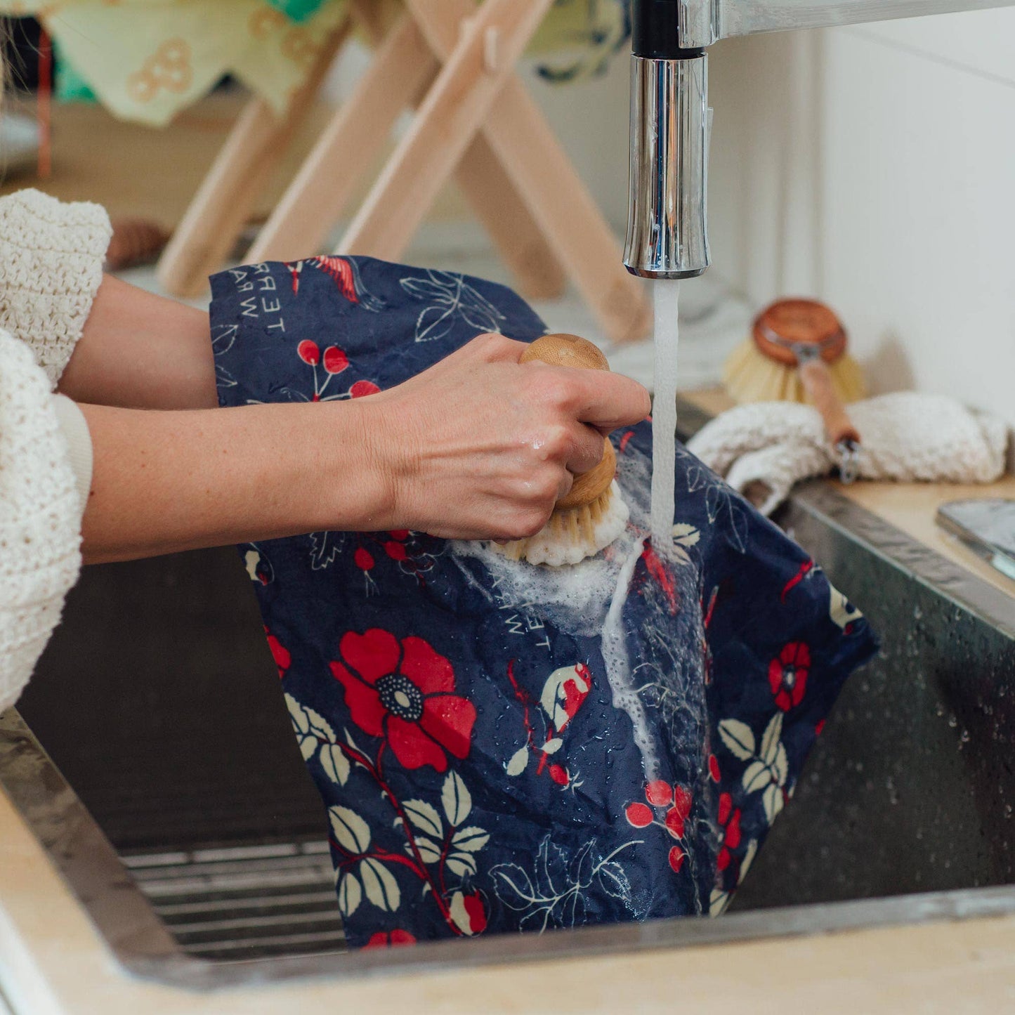 Botanical Print- Bee’s Wrap® Beeswax Reusable Bread Wrap