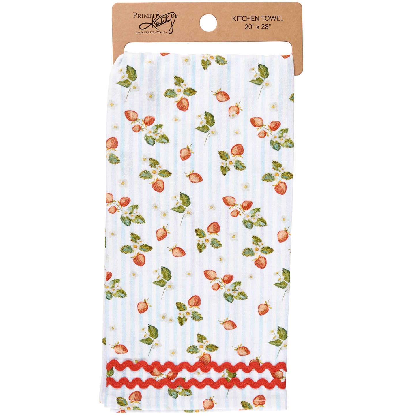 Berry Kitchen Towel- Primitives by Kathy