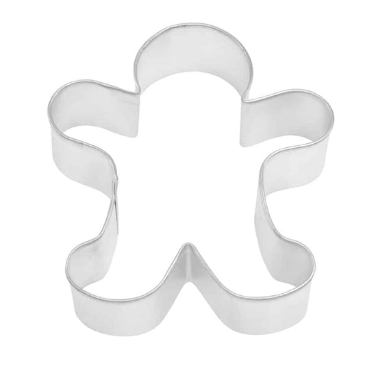 Gingerbread Boy Cookie Cutter, 3.75"- R&M International