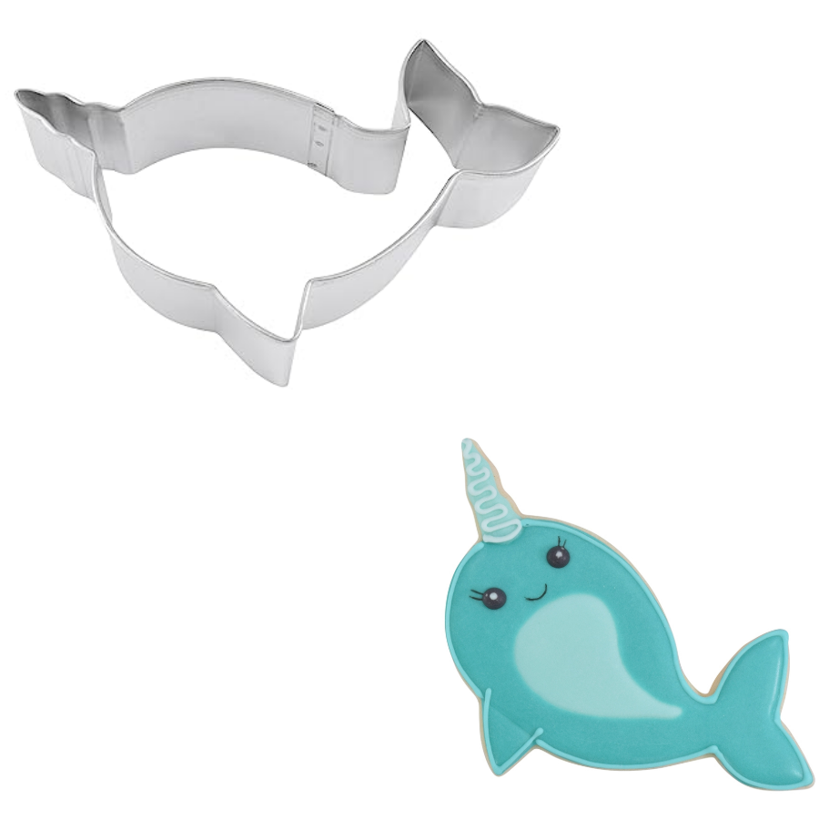 Narwhal Cookie Cutter (4.5")- R&M