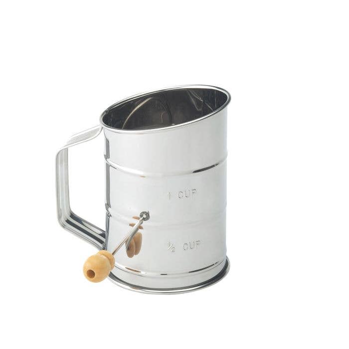 1 Cup Hand Crank Sifter- Mrs. Anderson's Baking