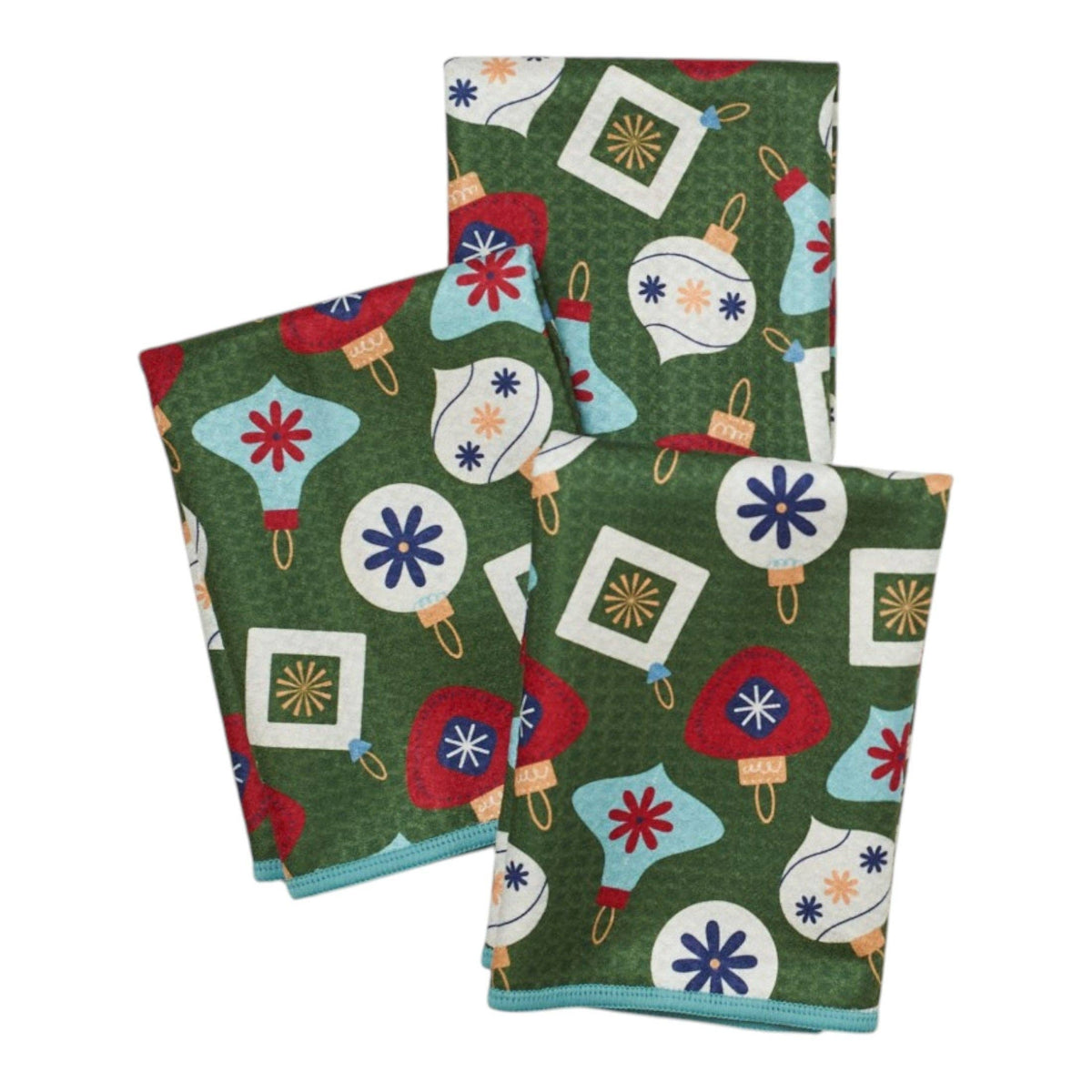Signature Retro Ornaments-Mighty Mini Towel (Set of 3) Reversible - Once Again Home Co.