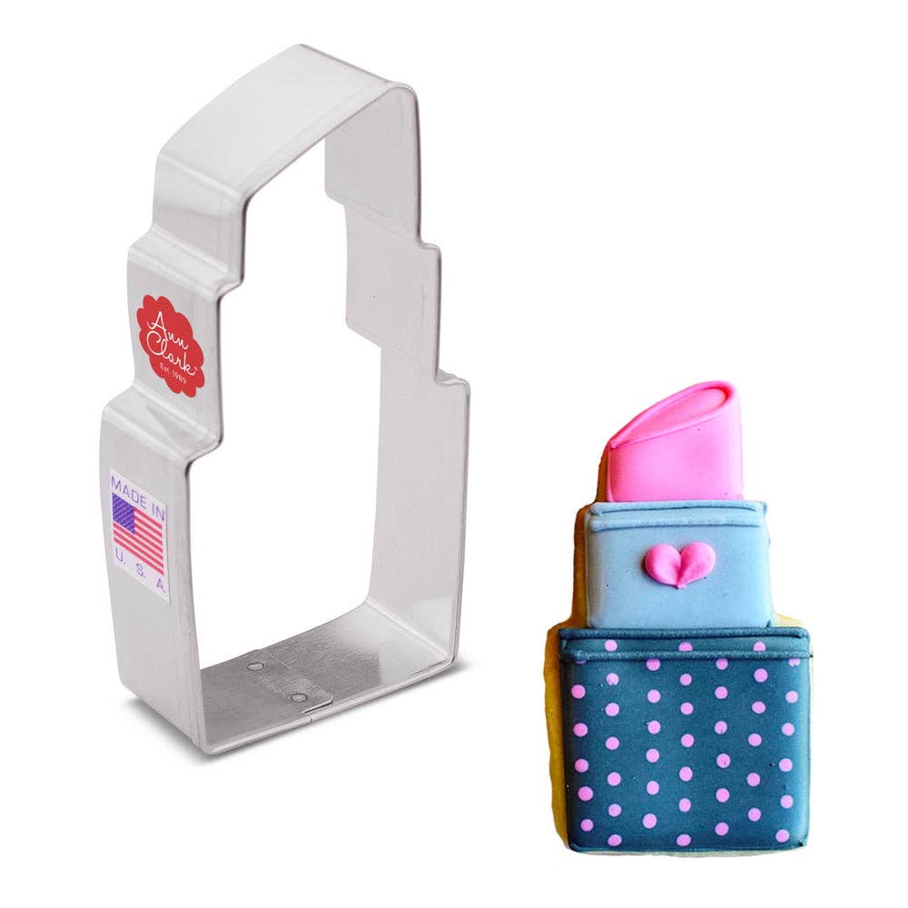 Lipstick Cookie Cutter (3 7/8")- Ann Clark
