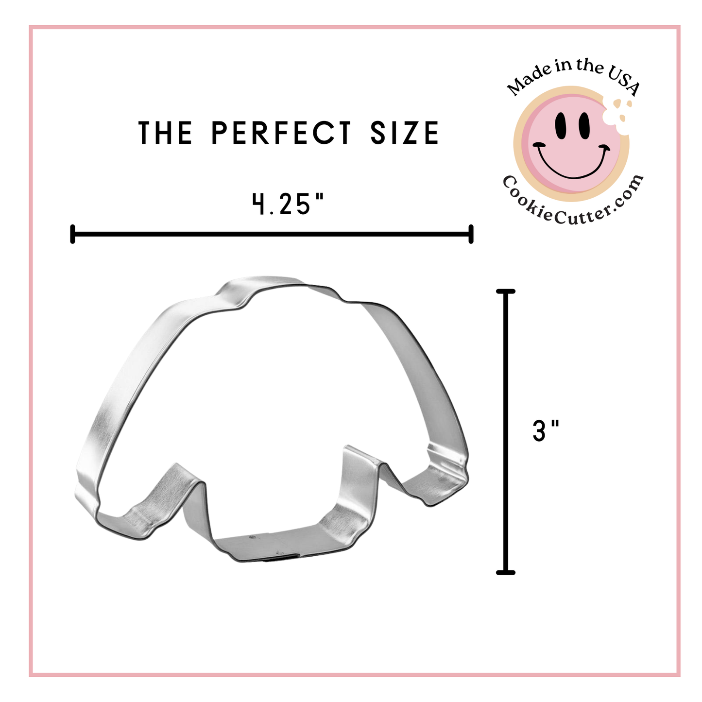 Sweater Cookie Cutter, 4.25"