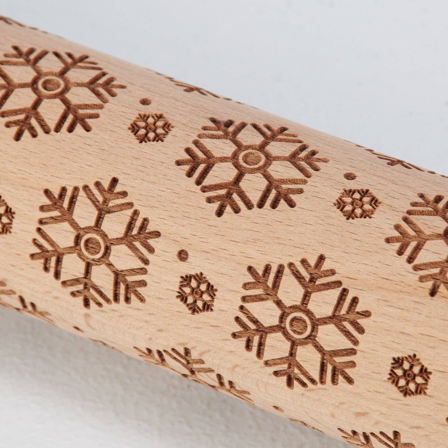 Snowflakes Large Rolling Pin- Primitives by Kathy