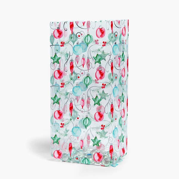 Nashville Wraps - Christmas Print Cello Treat Bags