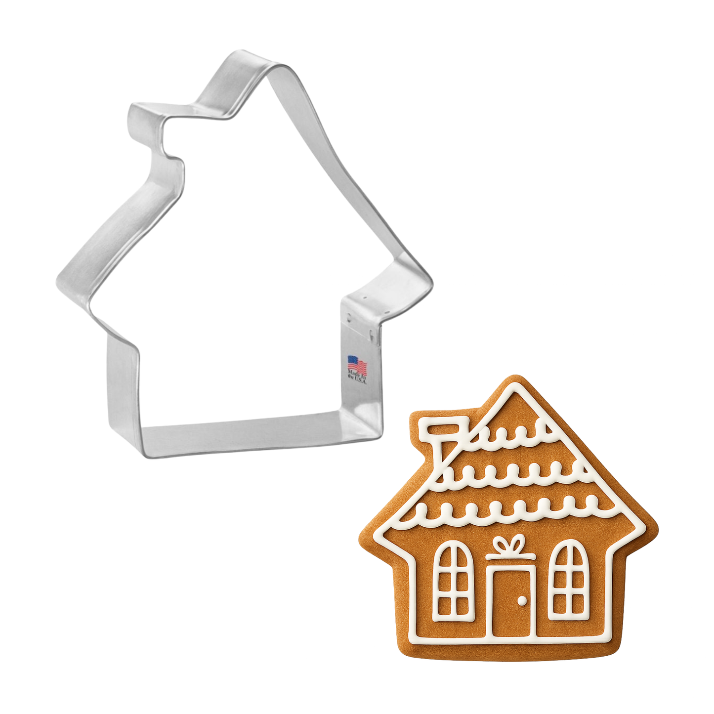 Gingerbread House Cookie Cutter 3.5"