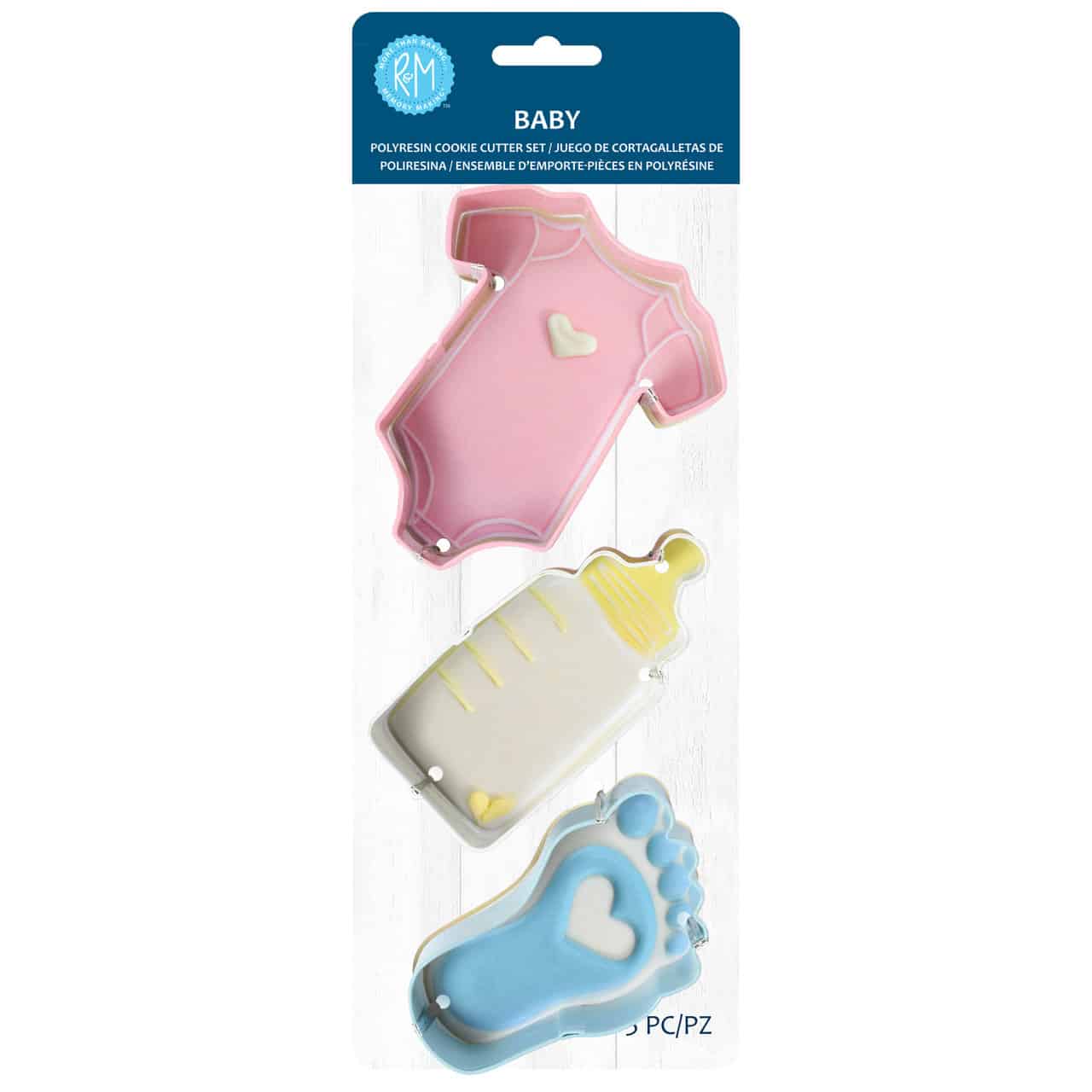 Baby Color 3 pc Set Carded- R&M International