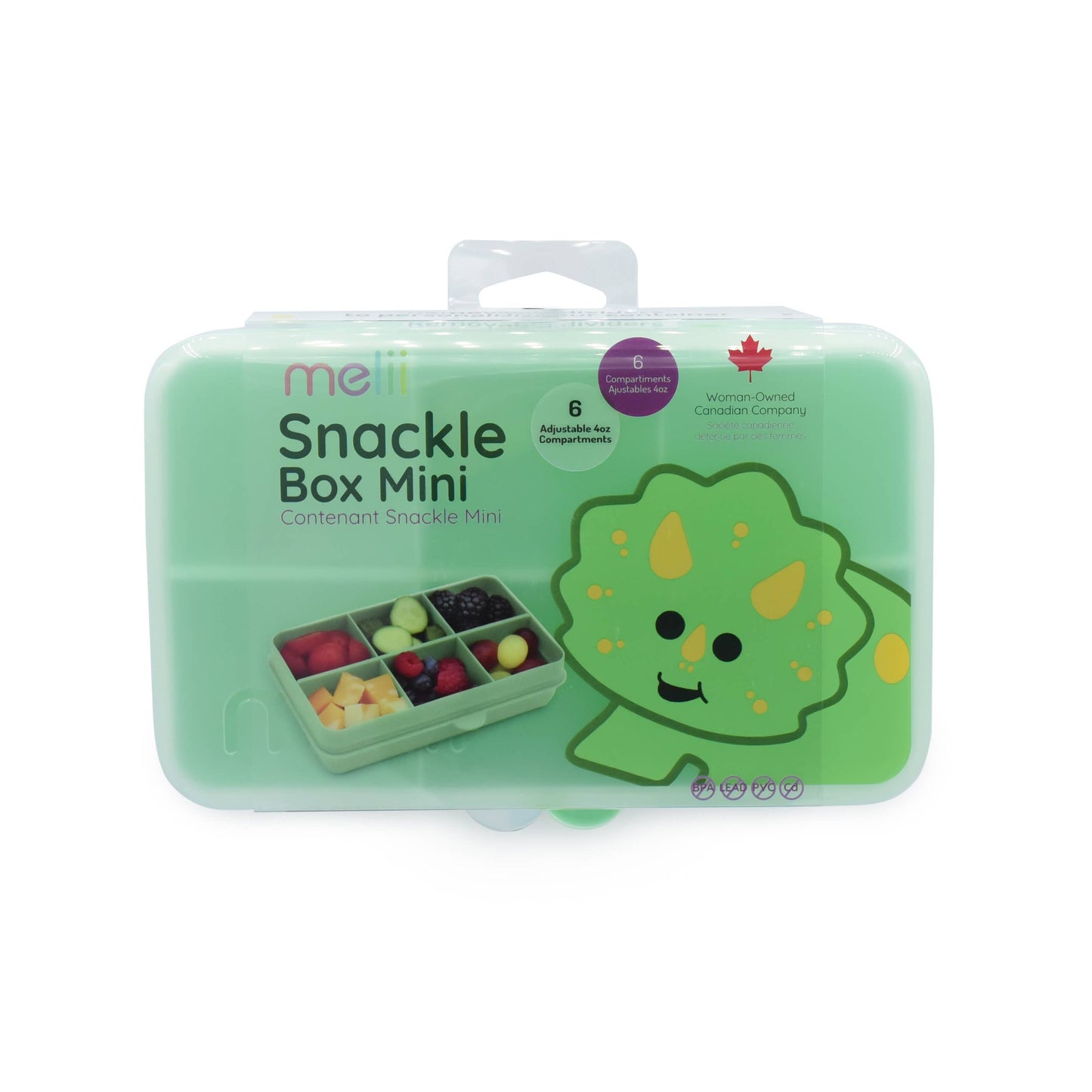 melii Mini Snackle Box - 6 Compartment