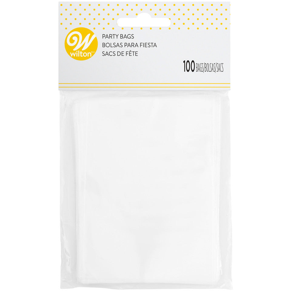 Clear Treat Bags 3 x 4 in 100 Count