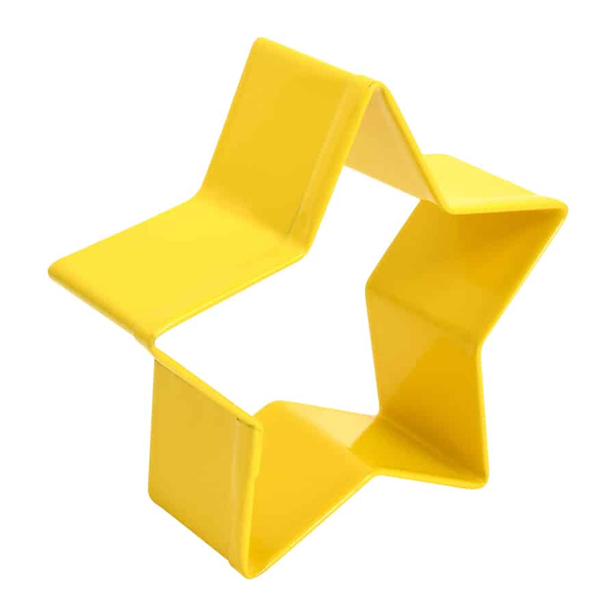 Yellow Star Cookie Cutter, 2.75"- R&M