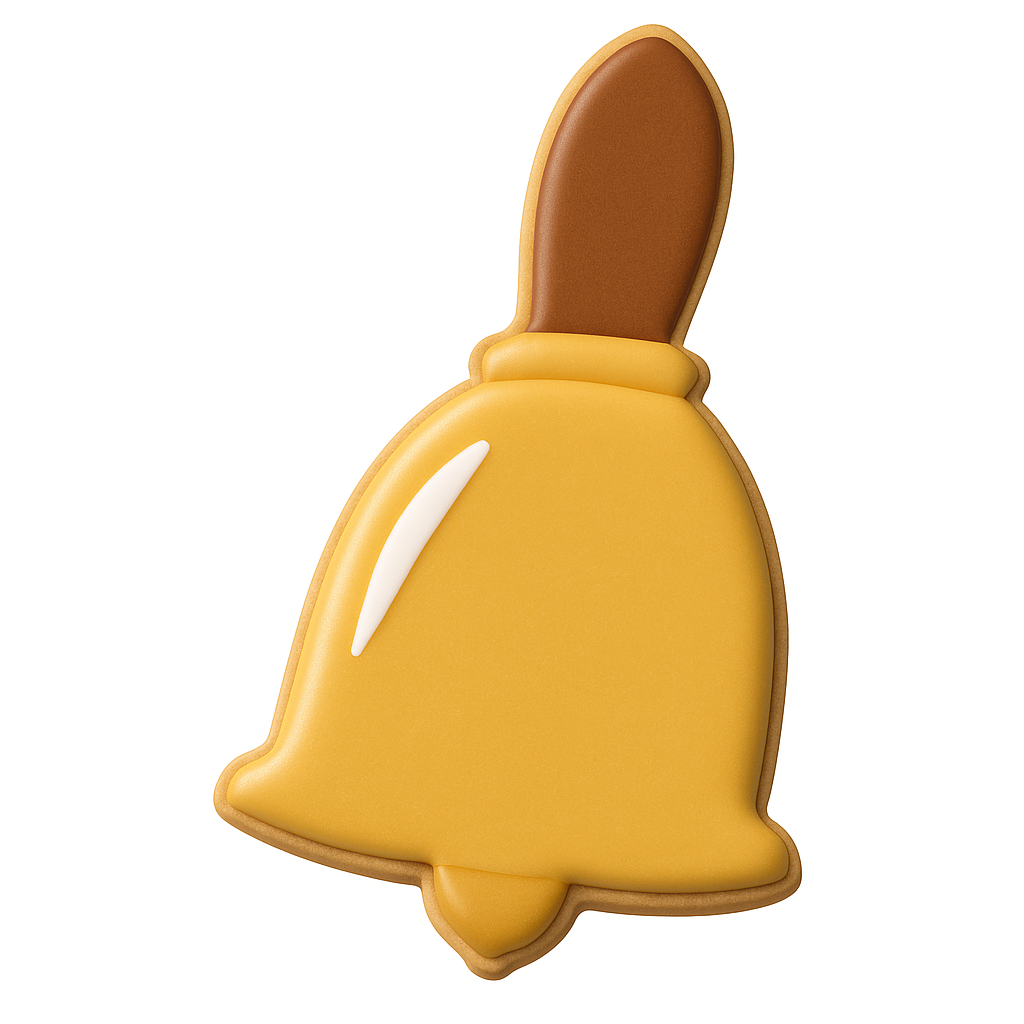 Handbell Cookie Cutter 5.7"
