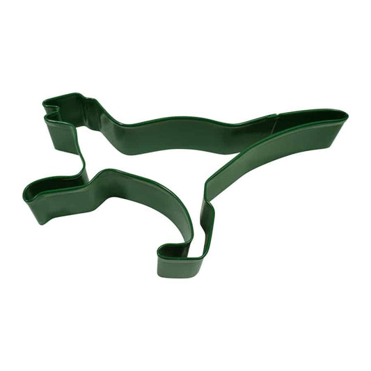 Velociraptor Cookie Cutter, Green Polyresin, 6"- R&M