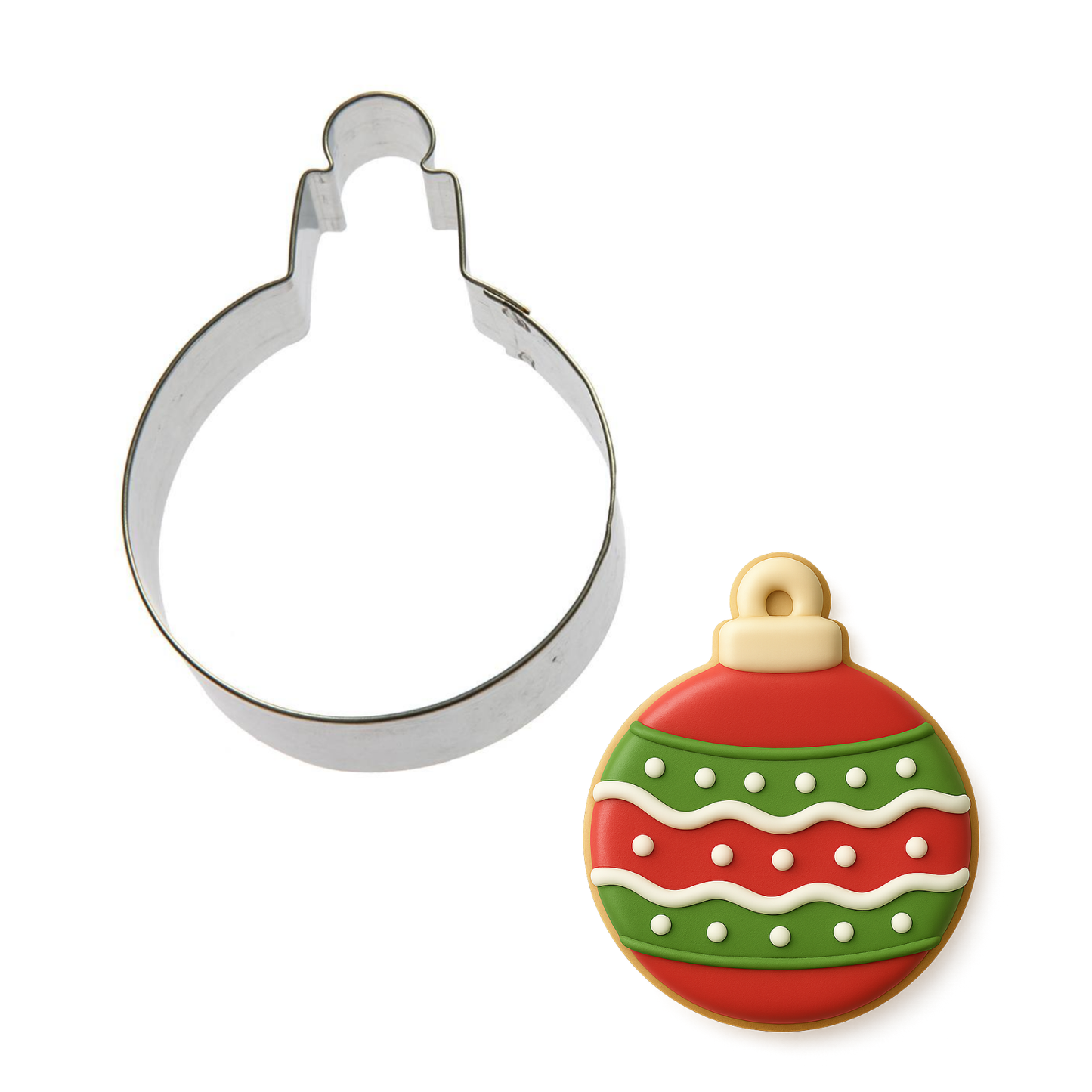 Ornament Round Cookie Cutter 3.75"