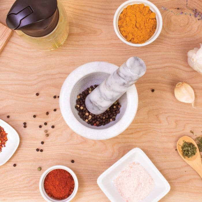 HIC Kitchen Mortar And Pestle Spice Herb Grinder - Harold Import Co.