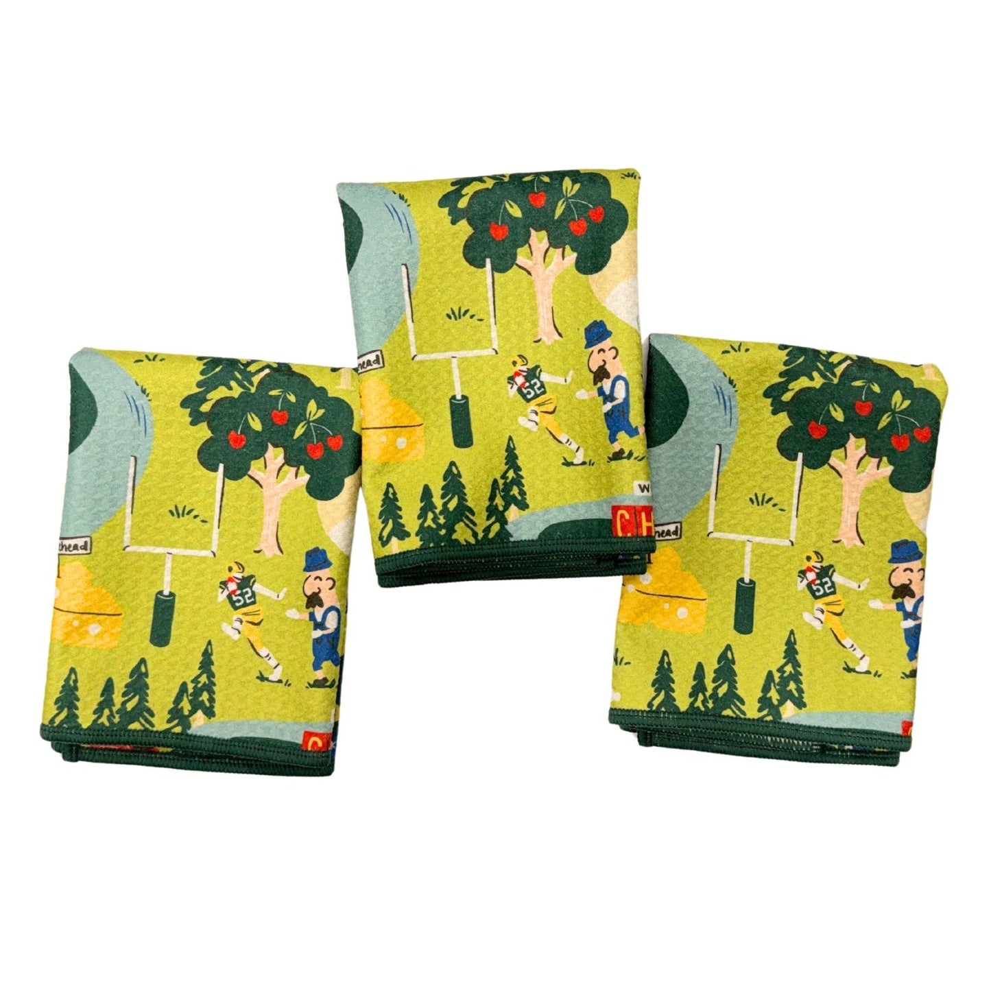 Wisconsin Mighty Mini Towel (Set of 3) Reversible - Once Again Home Co.