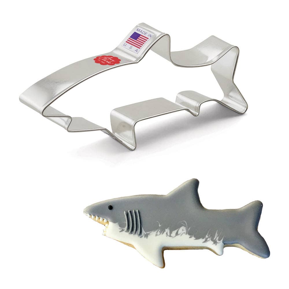 Shark Cookie Cutter, 5.75" - Ann Clark
