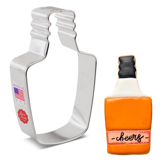 Liquor Bottle Cookie Cutter (4.5")- Ann Clark