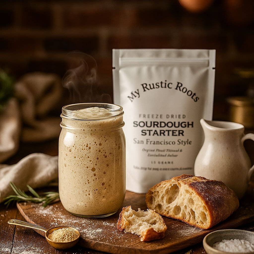 Organic, Non-GMO Sourdough Starter | Freeze Dried |  12gm - My Rustic Roots