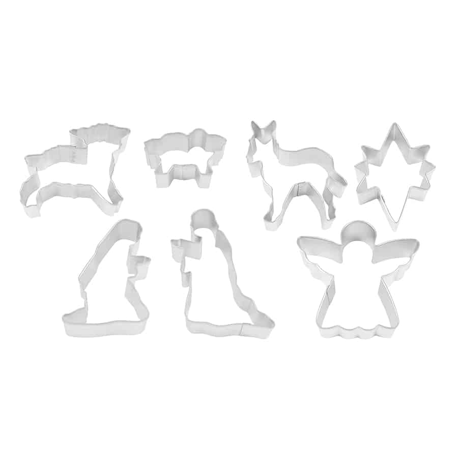 Christmas Nativity 7 PC Cookie Cutter Set - R&M International