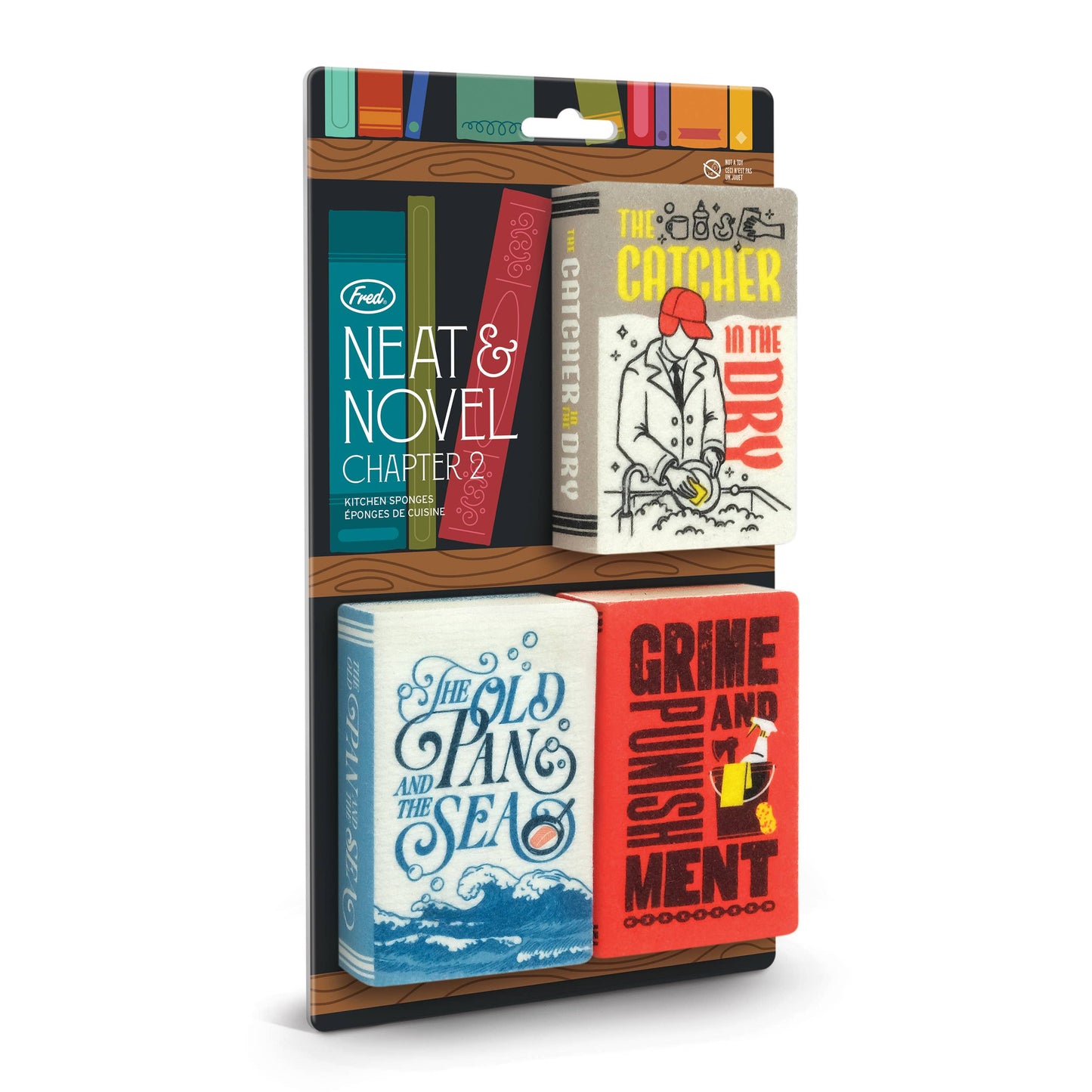 Sponges - NEAT AND NOVEL CHAPTER TWO - Book Parody Designs - Fred & Friends