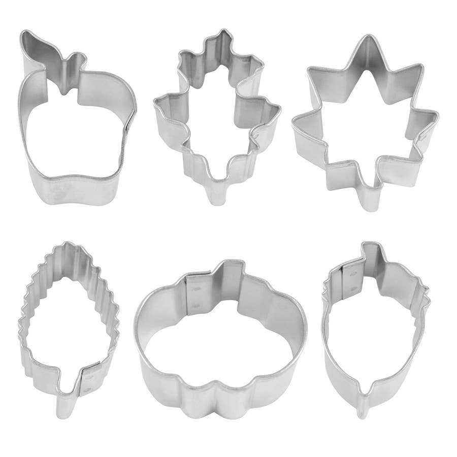 Mini Leaf 6 PC Cookie Cutter Set
