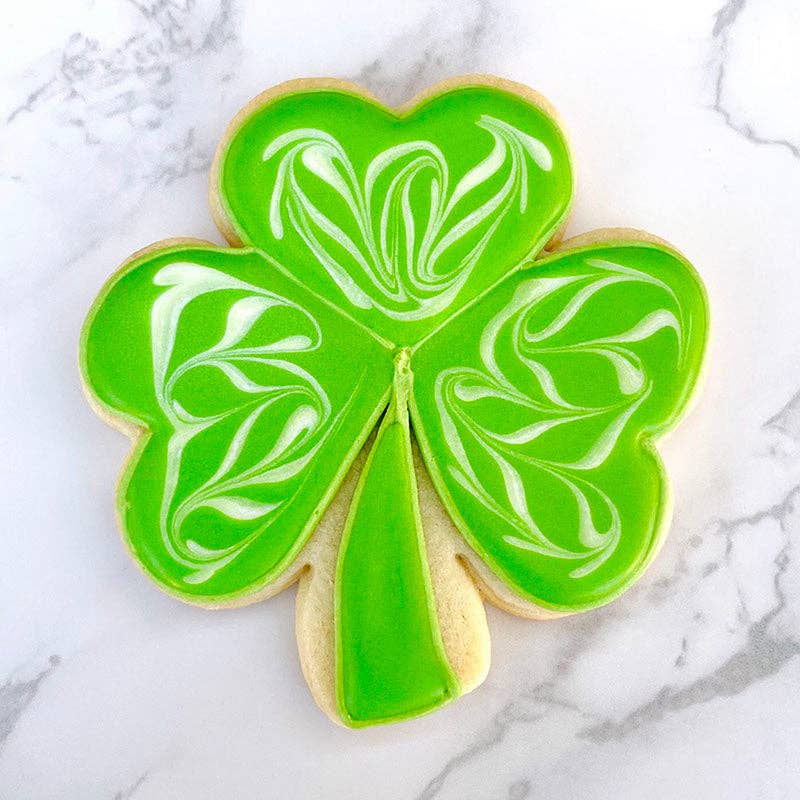 Small Shamrock Cookie Cutter, 3 1/4"- Ann Clark