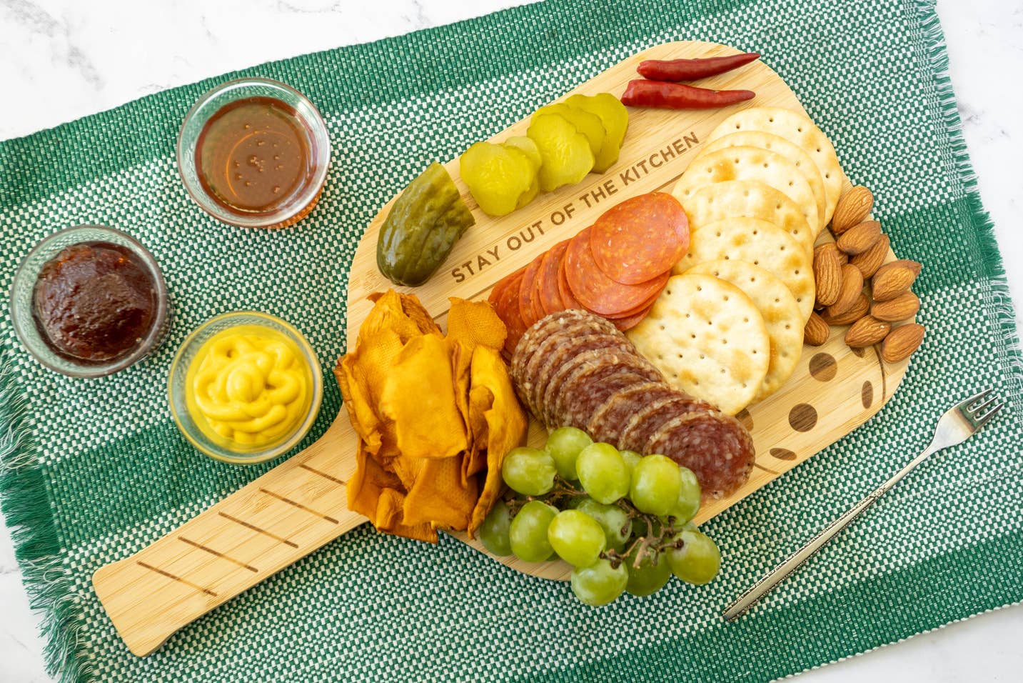 Pickleball Paddle Charcuterie Boards,14.5" - Fox Run