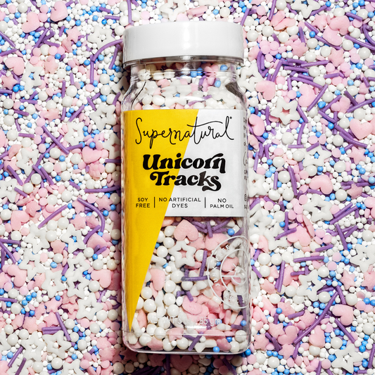 Unicorn Tracks Dye-Free Sprinkles - Supernatural