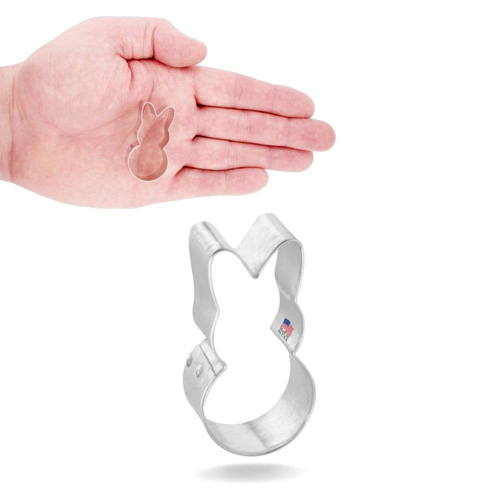 Mini Easter Bunny Body Cookie Cutter, 1.75"