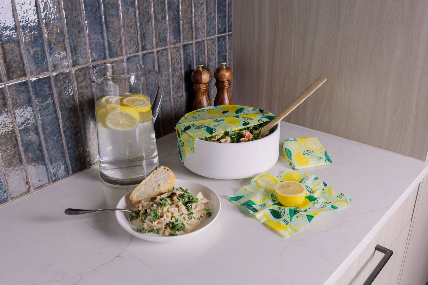 Fresh Squeeze Print- Bee’s Wrap® Beeswax Reusable Bread Wrap