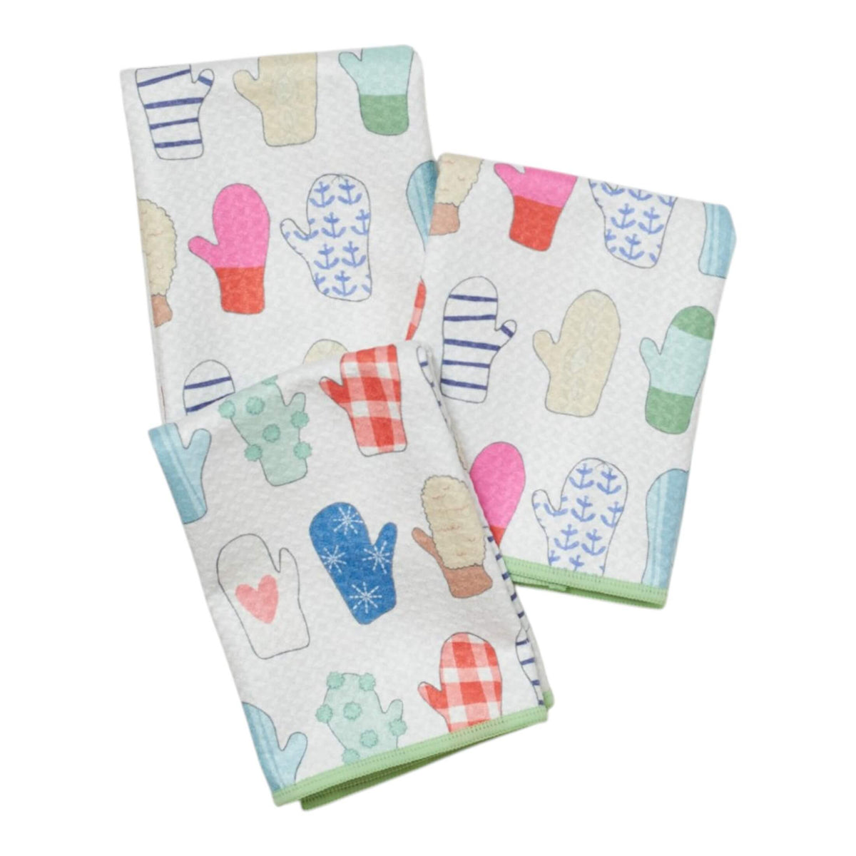 Once Again Home Co. - Mighty Mini Towel (Set of 3) Reversible - Sara Fitz Mitten