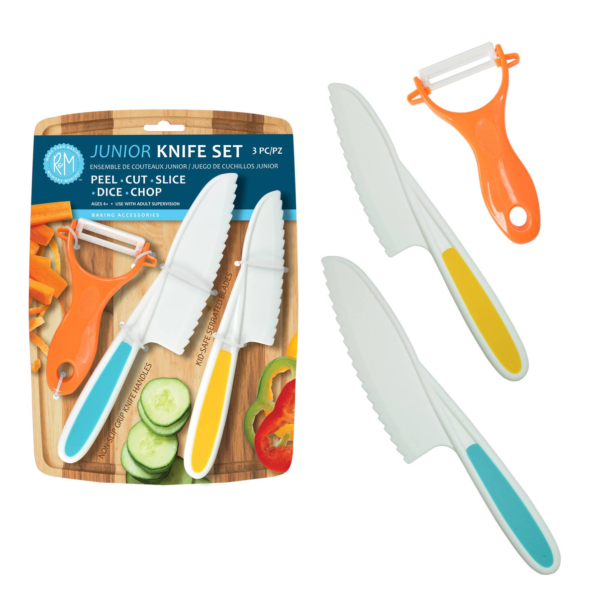 R&M International - Junior 3 PC Knife Set