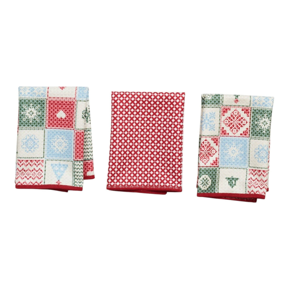 Once Again Home Co. - Mighty Mini Towel (Set of 3) Reversible - Signature Arctic Cross Stitch