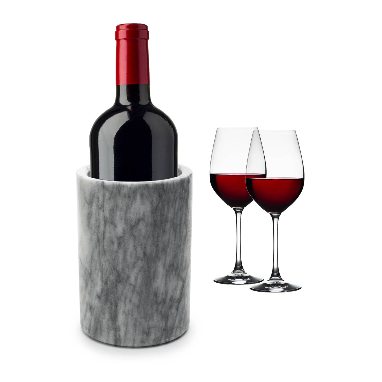 Marble Utensil Holder, White, 4.75" x 4.75" x 7" - Fox Run
