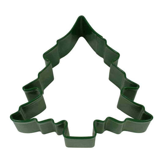 Green Christmas Tree Cookie Cutter, Green Polyresin, 3.5" - R&M