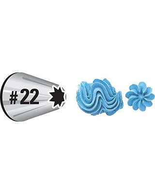 Open Star Decorating Tip 22 - Wilton