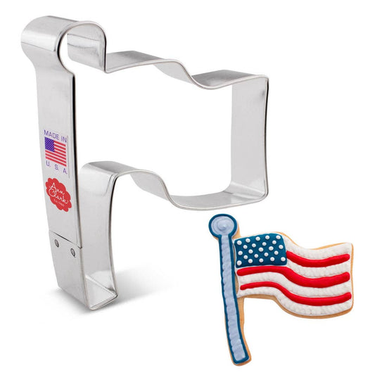 Flag Cookie Cutter 4 3/8" - Ann Clark