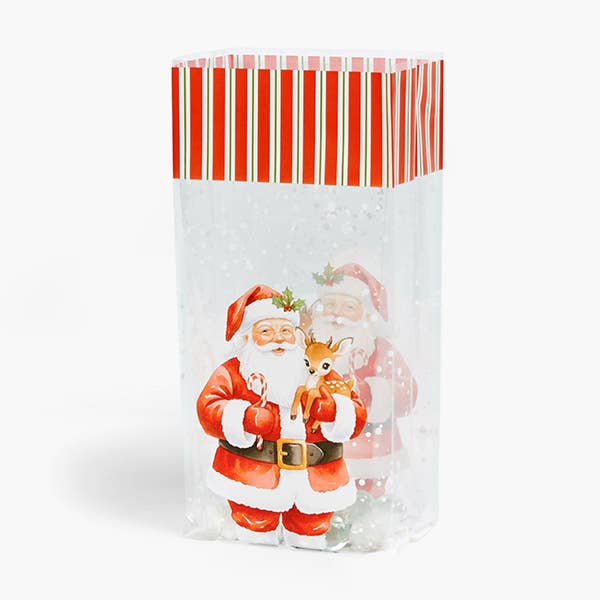 Nashville Wraps - Christmas Print Cello Treat Bags
