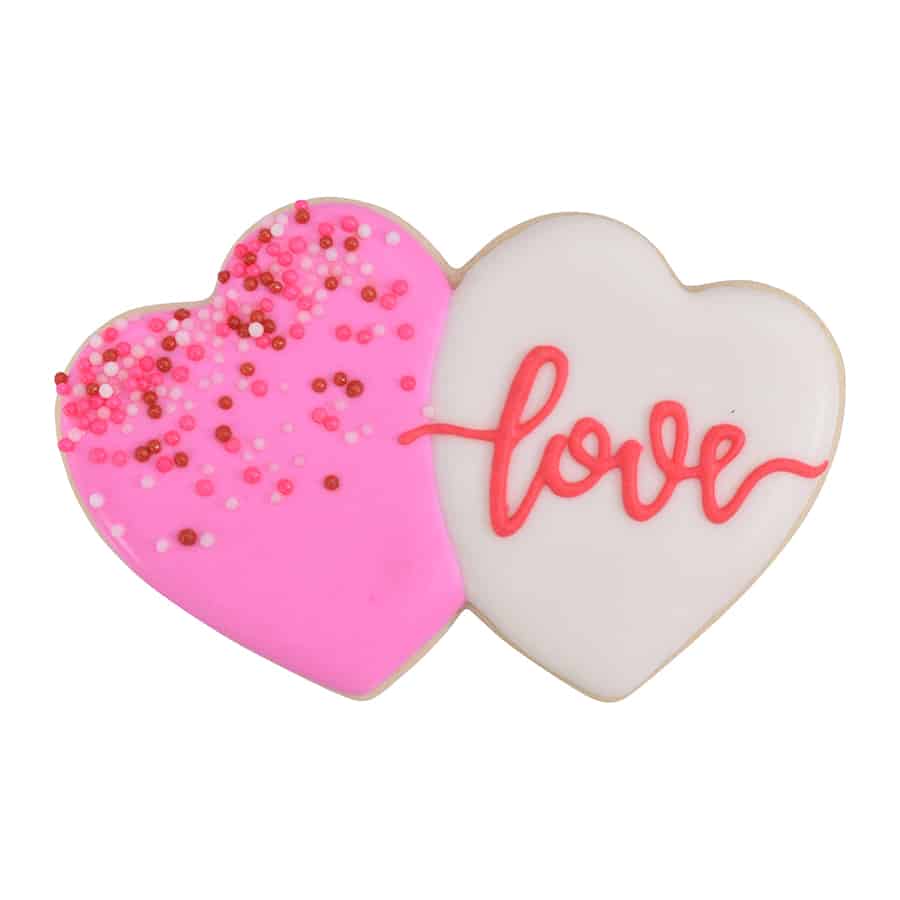 Double Heart Cookie Cutter 3.5" - R&M