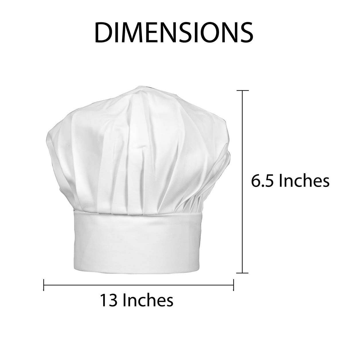 Adult Heavyweight Cotton Twill Chef's Hat