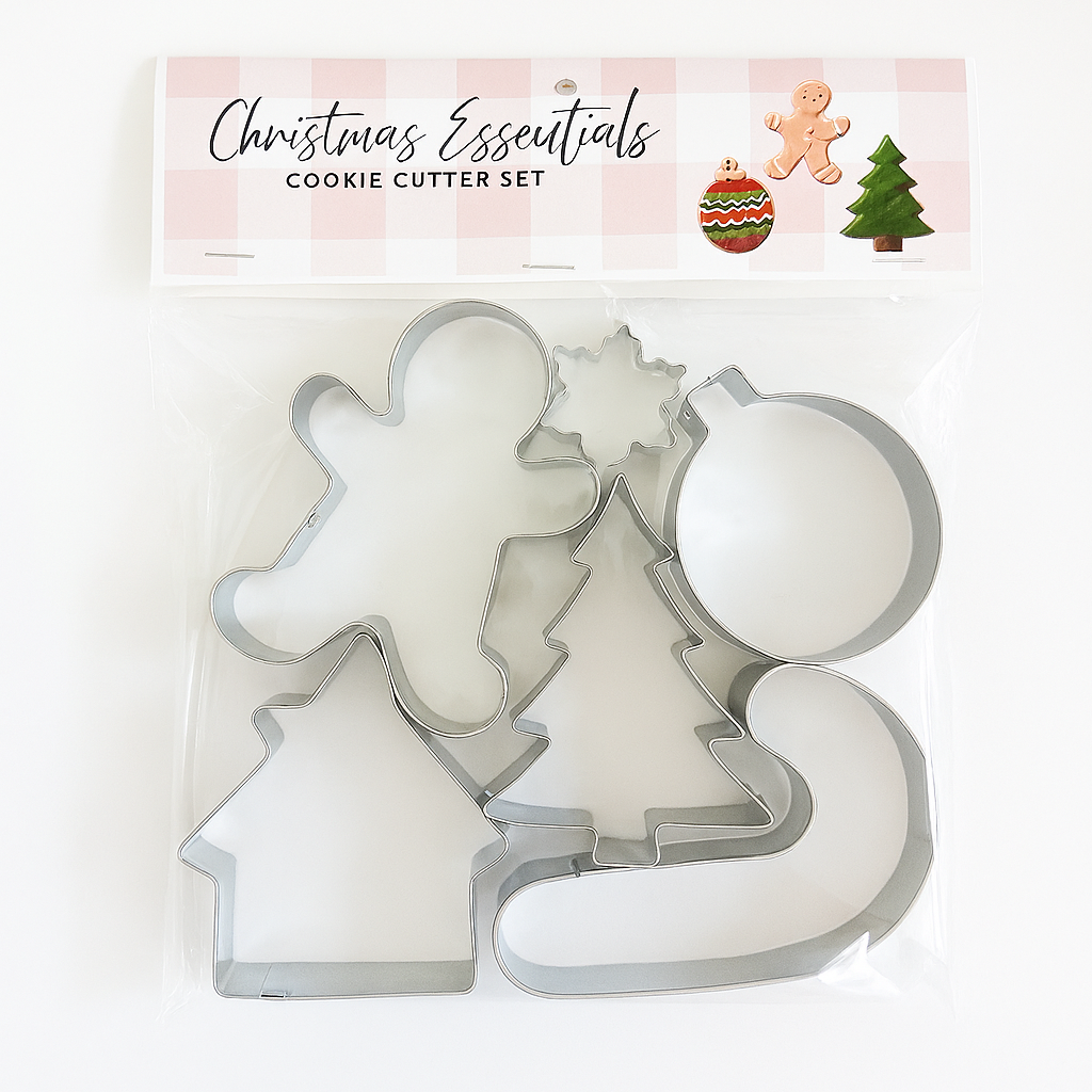 Christmas Essentials Cookie Cutter 6 Pc Set