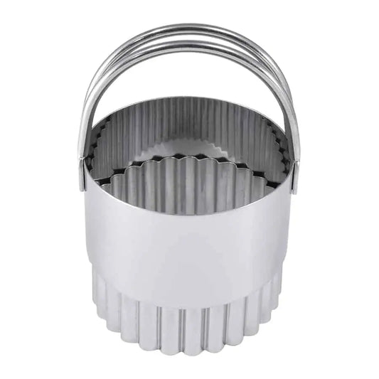 2" Fluted Biscuit Cutter with Handle, S/S- R&M