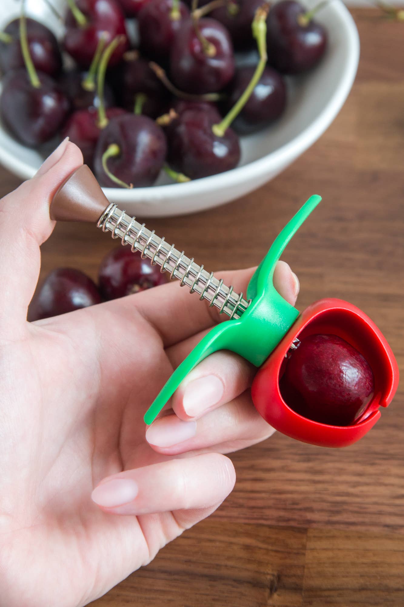 Cherry Pitter, 4.5" x 3.5" x 1.5"- Fox Run Brand