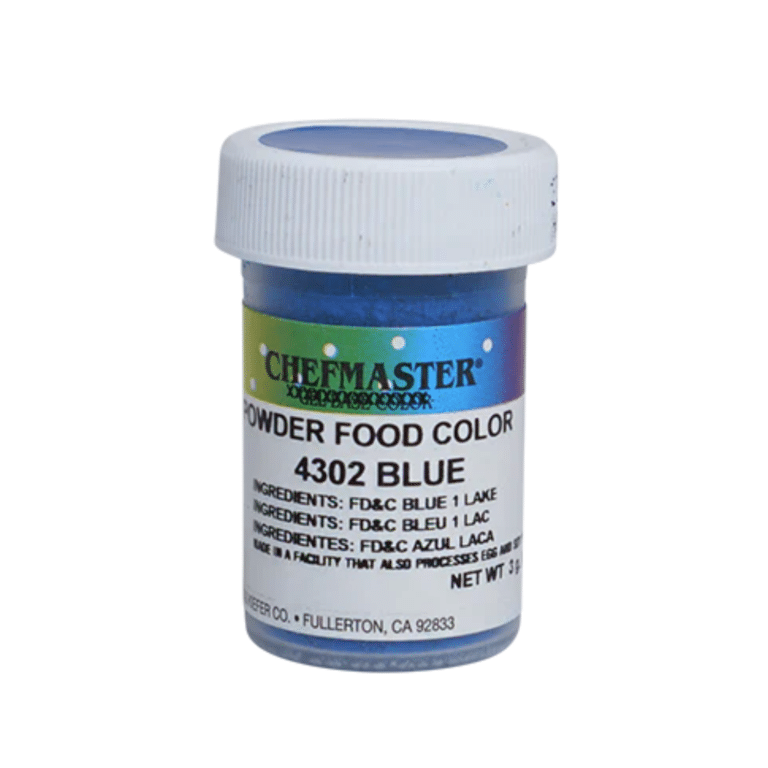 Blue Powdered Food Coloring, 3 grams- Chefmaster